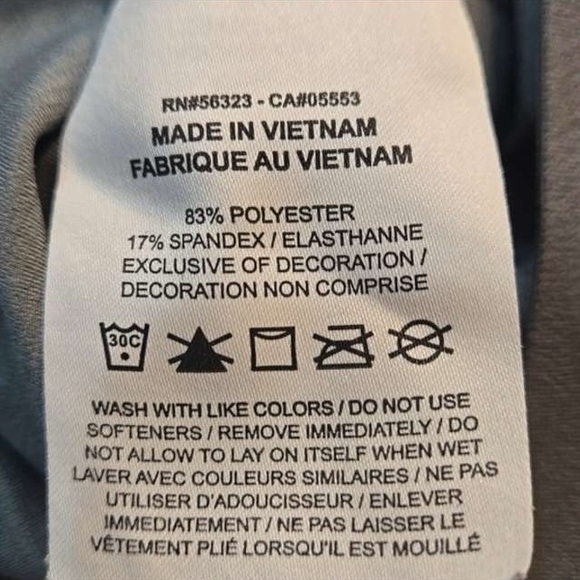 Nike Pro 3” Shorts Carbon Heather Grey- Size M - Picture 7 of 8